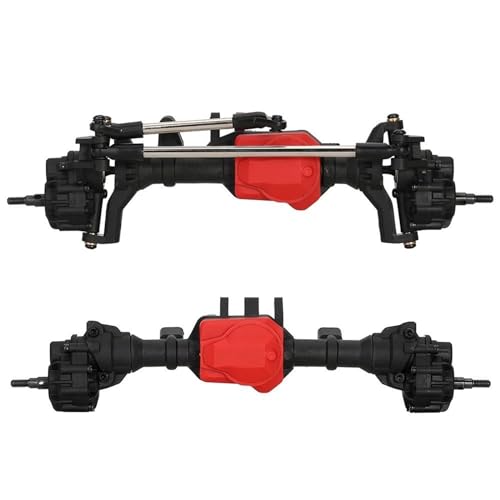 RC Autoteile Für Für traxxas TRX-4 Für Achse Metall RC Portal Achsen 1/10 Vorder- Und Hinterachse Mit T-Lock Differential RC Änderung Zubehör(Front and Rear Axles) von MGHGFYTAS