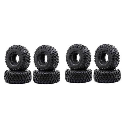 RC Reifen Kompatibel Mit Axial Für SCX10 90046 Für Für traxxas TRX4 D90 Für Tamiya CC01 8PCS 118MM 1,9 Gummireifen Reifen Rad Für 1/10 RC Crawler Auto von MGHGFYTAS