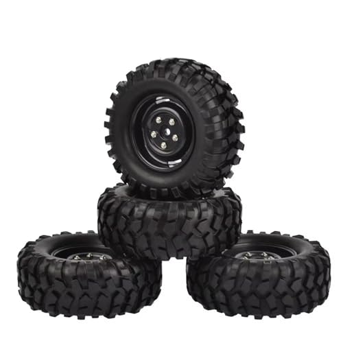 RC Reifen Kompatibel Mit Axial Für SCX10 D90 Für Tamiya Für CC01 1:10 RC Für Rock Crawler Car 96 Mm 1,9 Zoll Gummireifen/Reifen Und Felgen von MGHGFYTAS