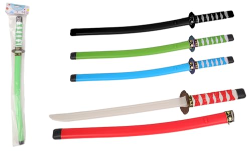 FLYPOP'S - Ninja Schwert - Verkleidungszubehör - 183035 - Zufällige Farbe - Kunststoff - Samurai - Kinderspielzeug - Karneval - Kostüm - 60 cm - Ab 3 Jahren von FLYPOP'S