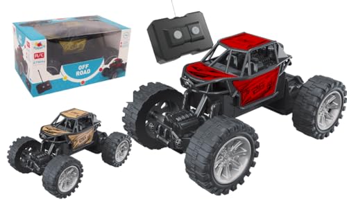 FLYPOP'S - Off Road - Ferngesteuertes Auto - 033033 Kunststoff - Kinderspielzeug - Funkgesteuertes Fahrzeug - Geschenk - Batterien Nicht Enthalten - 17 cm x 10 cm - Ab 4 Jahren von FLYPOP'S