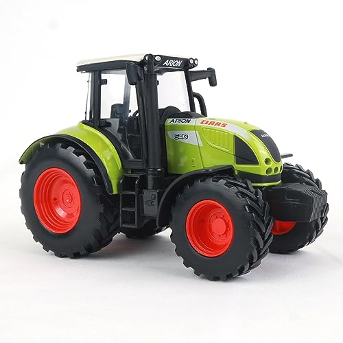 Le Monde De La Ferme - CLAAS 540 Agrartraktor - Bauernhof - 027040-1/32 - Freilauf-Fahrzeug - Grün - Metall - Kinderspielzeug - Maschinen - Fahrzeug - Landwirtschaft - Anbau - Ab 3 Jahren von MGM