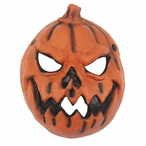 MHADBKH Gruseliger Kürbis Maskerade Pack Halloween Gruseliger Kürbis für Kopf Clown Horror Party Maskerade Kostüm Requisiten von MHADBKH