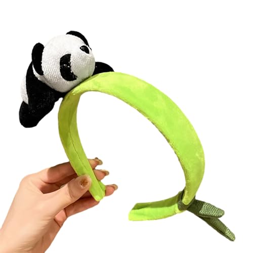 MHADBKH Kinder Cartoon Stirnband Ausgestopft Panda Form Haop Haarie von MHADBKH