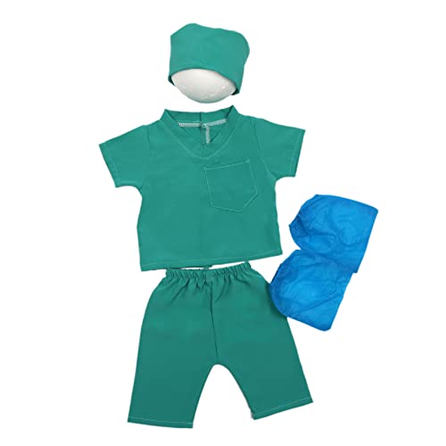 MHADBKH Neugeborenes Kostüm Für Fotografie Baby Doktor Uniform Kleinfoto Body Bodysuit Geschlechtsneutrales Outfit Säuglingsdusche Geschenk von MHADBKH