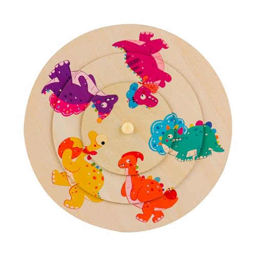 Pädagogisches Holzpuzzle, rotierendes Puzzlebretter, Spielzeug für Kinder, Formabstimmung und Farbsortierer, Spiel mit dickem Brett, Lernspielzeug für Kleinkinder Pädagogisches Holzpuzzle, rotierendes Puzzlebretter, Spielzeug für Kinder, Formabstimmung und Farbsortierer, Spiel mit dickem Brett, Lernspielzeug für Kleinkinder von MHADBKH