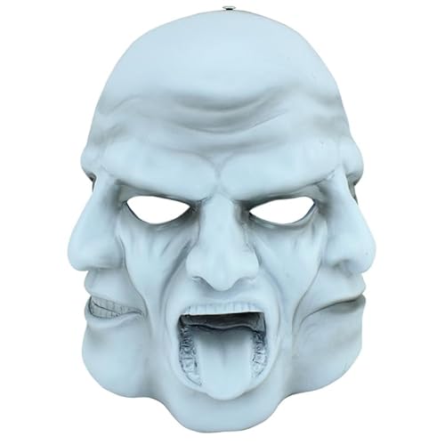 MIBUTOO Halloween Harz Maske Horror Rollenspiel Maske von MIBUTOO