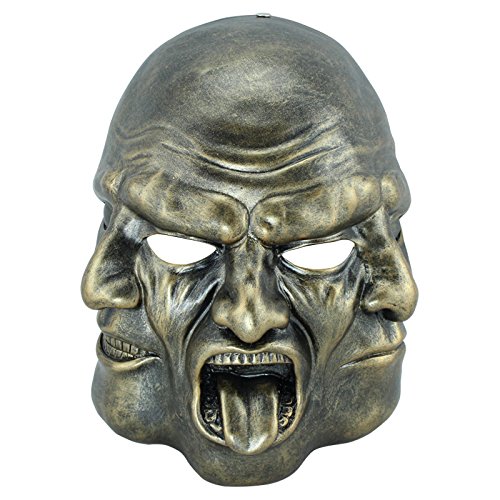 MIBUTOO Halloween Harz Maske Horror Rollenspiel Maske von MIBUTOO