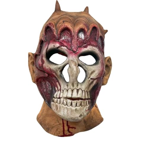 MIBUTOO Halloween Latex Maske Rollenspiel Maske von MIBUTOO
