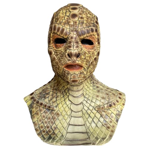 MIBUTOO Latex Horror Maske Halloween Rollenspiel Maske von MIBUTOO