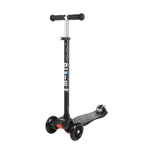 MICRO Maxi Classic Kinderroller mit T-Lenker ab 5 Jahren Variante Black von MICRO