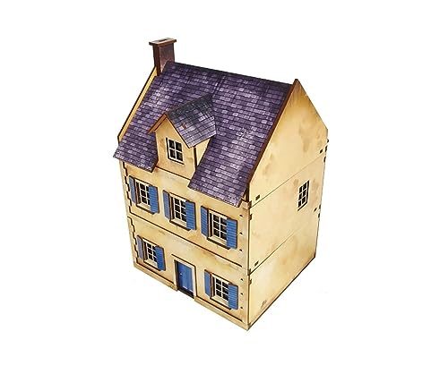 WW2 Normandy Townhouse 3 PREPAINTED (28mm/1:56) von MICRO