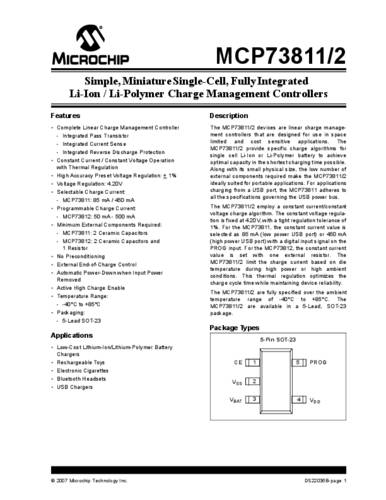 Microchip Technology MCP73812T-420I/OT SMD Tape on Full reel von MICROCHIP TECHNOLOGY