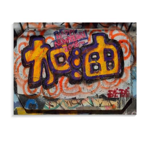 1500-Teiliges Puzzle Für Erwachsene, Graffiti, Geistiges Lernspielzeug, Ideal Zum Entspannen, Meditationsgeschenke, Puzzlebrett, 1500 Teile (87 × 57 cm) von MIDUNU