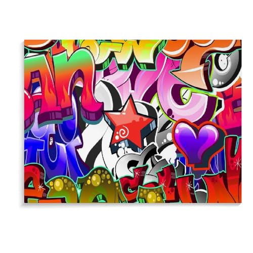 Puzzle 1000 Teile Für Erwachsene Und Kinder, Graffiti-Puzzle, Handgefertigt, Puzzlespiel, Spielzeug, Personalisierte Geschenkpuzzles, Weihnachtspuzzle (75 × 50 cm) von MIDUNU