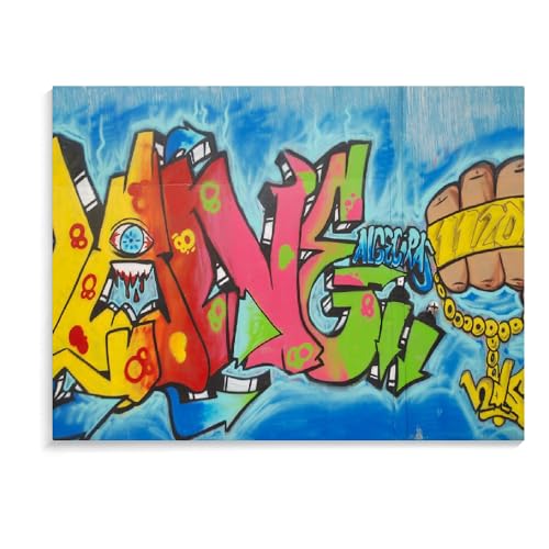 Puzzle Für Erwachsene 1000 Teile Graffiti-Lernspiel Mit Cartoon-Motiv, Kinderspielzeug, Personalisiertes Geschenk, Puzzle 1000 Teile Für Erwachsene Und Kinder (75 × 50 cm) von MIDUNU