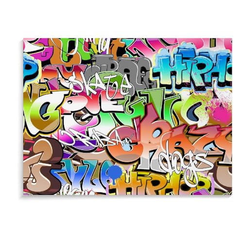 Puzzle Für Erwachsene 1000 Teile Graffiti-Lernspiel Mit Cartoon-Motiv, Kinderspielzeug, Personalisiertes Geschenk, Puzzle 1000 Teile Für Erwachsene Und Kinder (75 × 50 cm) von MIDUNU