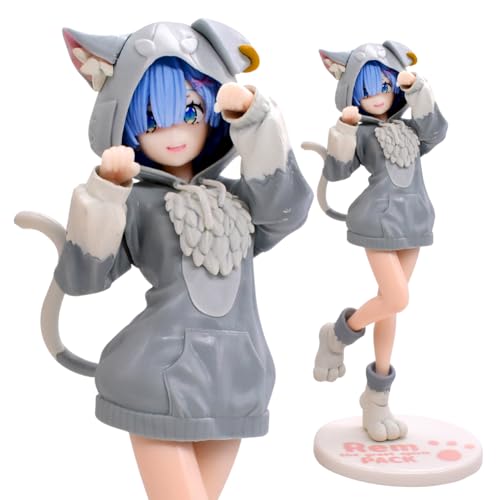 MIFKLMV Re-m Figuren Statue,Re Zero Figuren, Starting Life in Another World, Re-m Action Figure, 8.2inch Anime-Kollektion, Puppe Desktop-Ornamente, Geschenke für Anime-Fans, Kinder von MIFKLMV