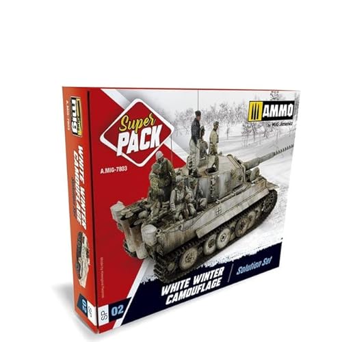 MIG Ammo 7803 White Winter Camouflage Solution Set von MIG