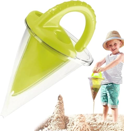 MIGEDY Trichtersand for Verschütten, Trichter-Strandspielzeug, Ultimatives Sand- und Wassermischspielzeug, Sandburgenbausatz, Trichter for Kreationen(1pcs) von MIGEDY