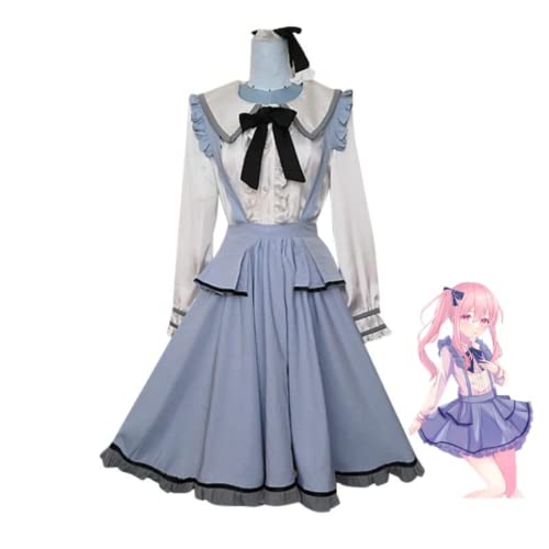 Anime Akiyama Mizuki Cosplay Kostüm Outfit Projekt Sekai Bunte Bühne Miku Kleid Maid Kleidung Uniform (Akiyama,M) von MIGUOO