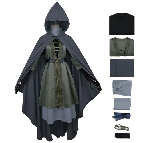 Anime Elden Ring Melina Cosplay Outfit Halloween Kostüm Rollenspiel Party Uniform (Suit,M) von MIGUOO