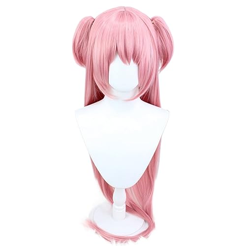 Anime Puella Magi Madoka Magica Kaname Madoka Cosplay Perücke, Rosa Langes Haar Mit Perücke Cap, Für Halloween, Party, Karneval, Nachtleben von MIGUOO