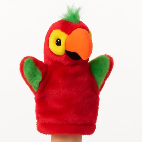 MIJOMA Handspielpuppe Papagei – Kuschelweiches Plüschspielzeug mit Kulleraugen – Ideales Rollenspielzeug für Kinder, 28 cm, rot-Mehrfarbig, Perfekter Begleiter für Piratenspiele MIJOMA Handspielpuppe Papagei – Kuschelweiches Plüschspielzeug mit Kulleraugen – Ideales Rollenspielzeug für Kinder, 28 cm, rot-Mehrfarbig, Perfekter Begleiter für Piratenspiele von MIJOMA