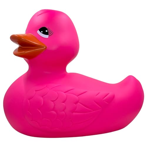 MIK funshopping Badeente Quietscheente Badewannenspielzeug (Ente XXL rosa) von MIK funshopping