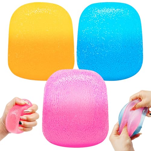3 Stück Anti Stress Spielzeug Set, Verfärbung Anti Stress Ball, Ideal für Kinder & Erwachsene,Stressball Kinder, Stressball Erwachsene, Unterstützt Stressabbau in Büro, Sensorik Spielzeug 3 Stück Anti Stress Spielzeug Set, Verfärbung Anti Stress Ball, Ideal für Kinder & Erwachsene,Stressball Kinder, Stressball Erwachsene, Unterstützt Stressabbau in Büro, Sensorik Spielzeug von MILIAFLICK