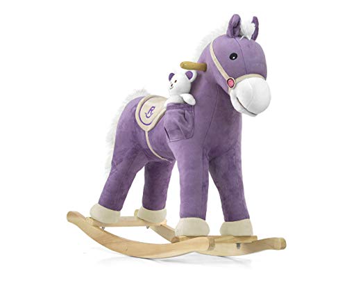Schaukelpferd für Kinder, Spielzeugpferd Pony Purple Milly Mally von Milly Mally