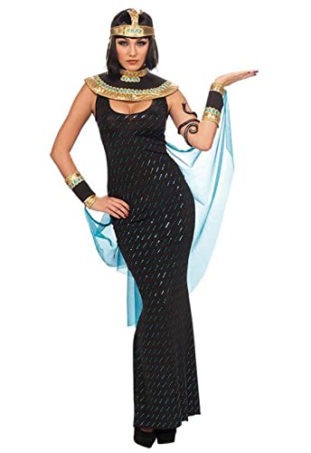 MIMIKRY 4-teiliges Kleopatra Damen-Kostüm Gr. M/L Ägyptische Pharaonin Ägypterin Herrscherin Königin von MIMIKRY