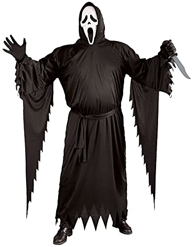MIMIKRY Original Ghost Face Scream Herren-Kostüm mit Maske Plus Size 2XL/3XL Halloween Horror Film Scary Movie von MIMIKRY