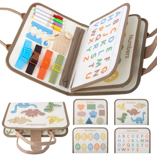 MINENICE Montessori Busy Board Spielzeug, Activity Board für Kleinkinder, faltbar & tragbar, Motorikspielzeug Filzbuch Sensory, Montessori Buch Sensorik Lernspielzeug für Kinder MINENICE Montessori Busy Board Spielzeug, Activity Board für Kleinkinder, faltbar & tragbar, Motorikspielzeug Filzbuch Sensory, Montessori Buch Sensorik Lernspielzeug für Kinder von MINENICE