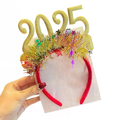 MINGLEA 2025 Festtags-Stirnband mit Weihnachts-Kopfschmuck, ideal für Familienveranstaltungen, Schulaktivitäten und Fotos von MINGLEA