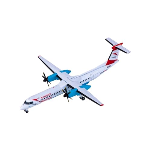 Flugzeug Spielzeug 1:500 Anteil Legierung Flugzeug Austrian Airlines Bombardier Dash 8 Q400 OE-LGI Statische Simulation Modell Dekoration Sammlung von MINGYTN