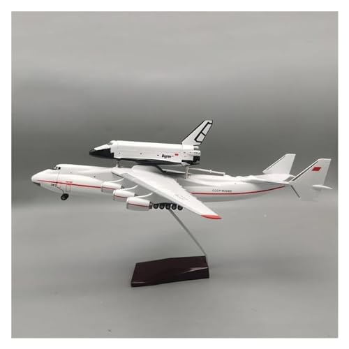 Flugzeug Spielzeug Für Antonov AN-225 AN 225 Mriya Space Shuttle Blizzard Transport Flugzeug Flugzeug Harz Modell Sammlung Display 1/200 von MINGYTN