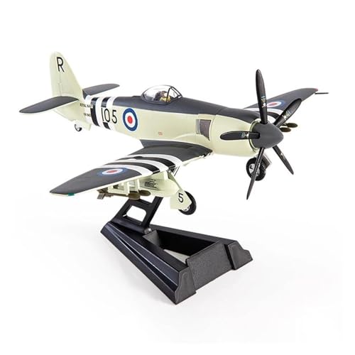 Flugzeug Spielzeug Für Britische Armee Hawker Sea Fury Weltkrieg II Kampfflugzeug Modell Spielzeug Erwachsene Fans Sammlerstück Souvenir Maßstab 1/72 von MINGYTN