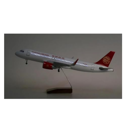 Flugzeug Spielzeug Für China Airline Airway Resin Aircraft 1/80 47CM Aviation Model A320 - Standable Airplane (Größe : with Light) von MINGYTN