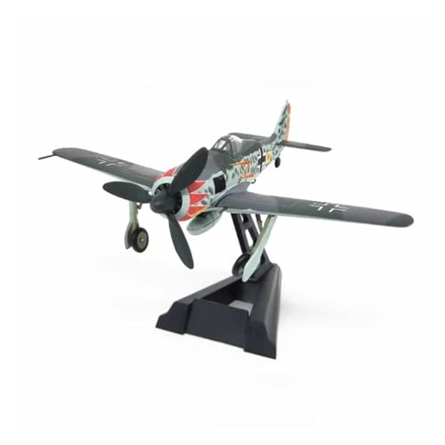 Flugzeug Spielzeug Für Den Zweiten Weltkrieg Die Deutsche Luftwaffe FW190 A-5 Militärisiertes Kampfflugzeug Legierungsflugzeugmodell Im Maßstab 1:72 von MINGYTN