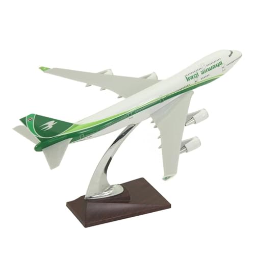 Flugzeug Spielzeug Für Iraqi Airways Boeing 747-400 Flugzeugmodell Kunstharz Flugzeugmodell Sammlerdekoration 30 cm Flugzeuge Im Maßstab 1:200 von MINGYTN