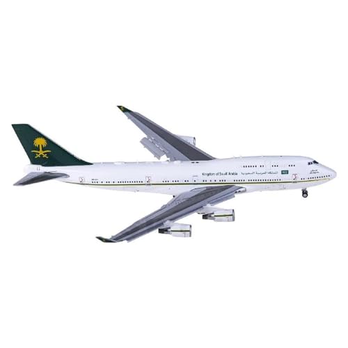 MINGYTN Flugzeug Spielzeug 1:400 Flugzeug Im Metallmaßstab LH4287A Saudi Royal Airline Boeing 747-400 HZ-HM1 Modellspielzeug Für Jungen von MINGYTN