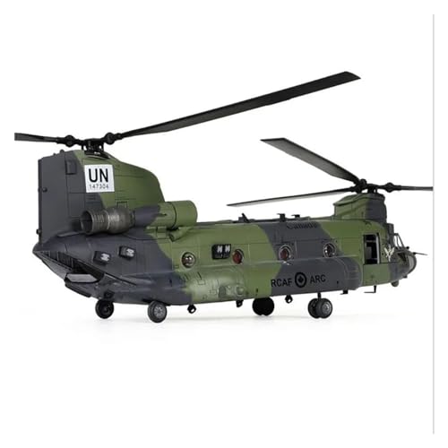 MINGYTN Flugzeug Spielzeug Druckguss-Flugzeugmodell Der Kanadischen Luftwaffe CH-147F Chinook Mit Zwei Rotoren Und Schwerem Hubschrauber Aus Legierung Im Maßstab 1:72 von MINGYTN
