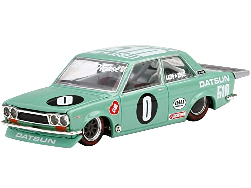 MINI GT Datsun 510 Pro Street KDO510 Light Green (Designed by Jun Imai) Kaido House Special 1/64 Druckgussmodellauto von True Scale Miniatures KHMG008 von Truescale Miniatures