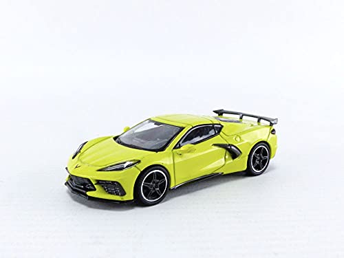 Mini GT- Miniaturauto aus der Kollektion MGT00195-L, Gelb von Truescale Miniatures