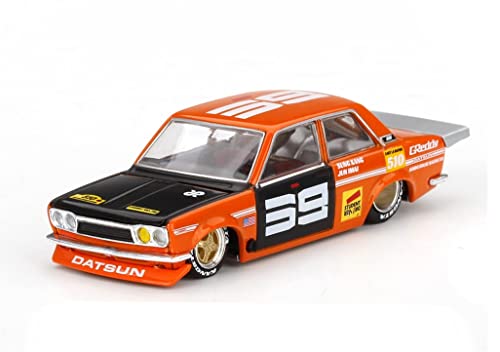 MINI GT - Miniaturauto der Collection, KHMG004, Orange/Schwarz von MINI GT