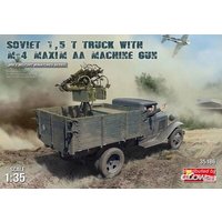 MINIART 35186 1:35 Soviet 1,5t Truck w/M-4 Maxim AA Machine Gun von MINIART