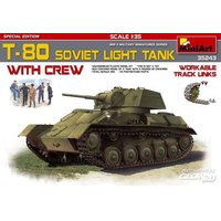 MINIART 35243 1:35 T-80 Soviet Light Tank w/Crew SpecialEdi von MINIART