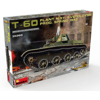 MINIART 35260 1:35T-60 PLANT N.37, Swerdlowsk Produktion Frühling 1942 mit Innenausstattung von MINIART