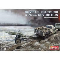 MINIART 35272 1:35 Soviet 2t 6x4 Truck w.76mm USV-BR Gun von MINIART